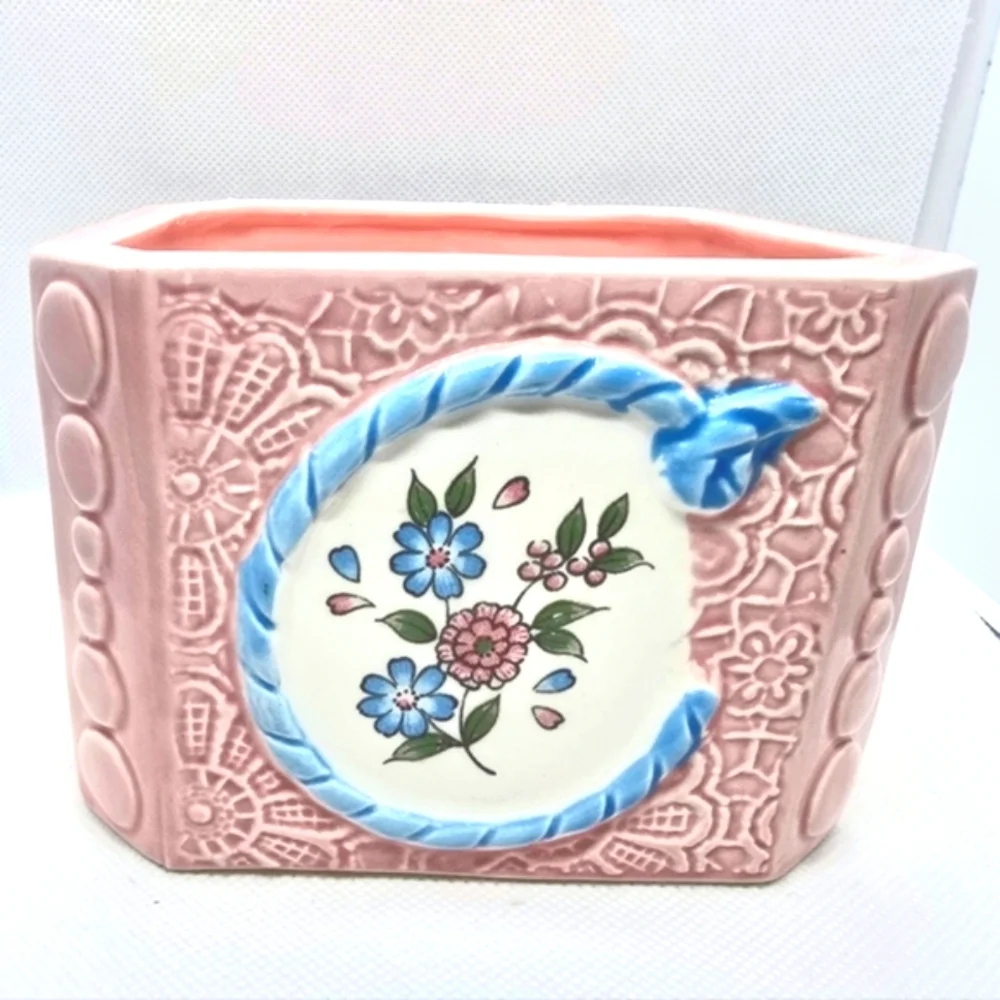 Inarco Newborn Baby Planter Vase ABCD Japan CB-2048 Alphabet